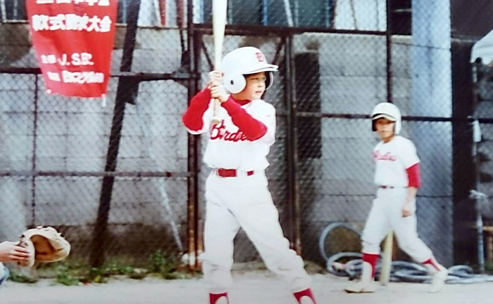 ７歳上のお兄さんの影響で始めた少年野球