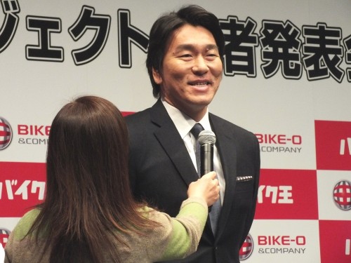 松井秀喜 バイクライフパートナー55プロジェクト 記者発表会 Baseball King