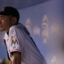 イチロー、途中出場で空振り三振　マーリンズ今季2度目の5連敗