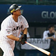 xxx during the WBSC Premier 12 quarter final match between Japan and Puerto Rico at the Taoyuan International Baseball Stadium on November 16, 2015 in Taipei, Taiwan.