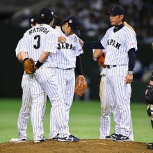 xxx during the WBSC Premier 12 semi final match between South Korea and Japan at the Tokyo Dome on November 19, 2015 in Tokyo, Japan.