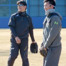 球界最年長DeNA・三浦が意欲　山崎康らと練習「優勝目指す」