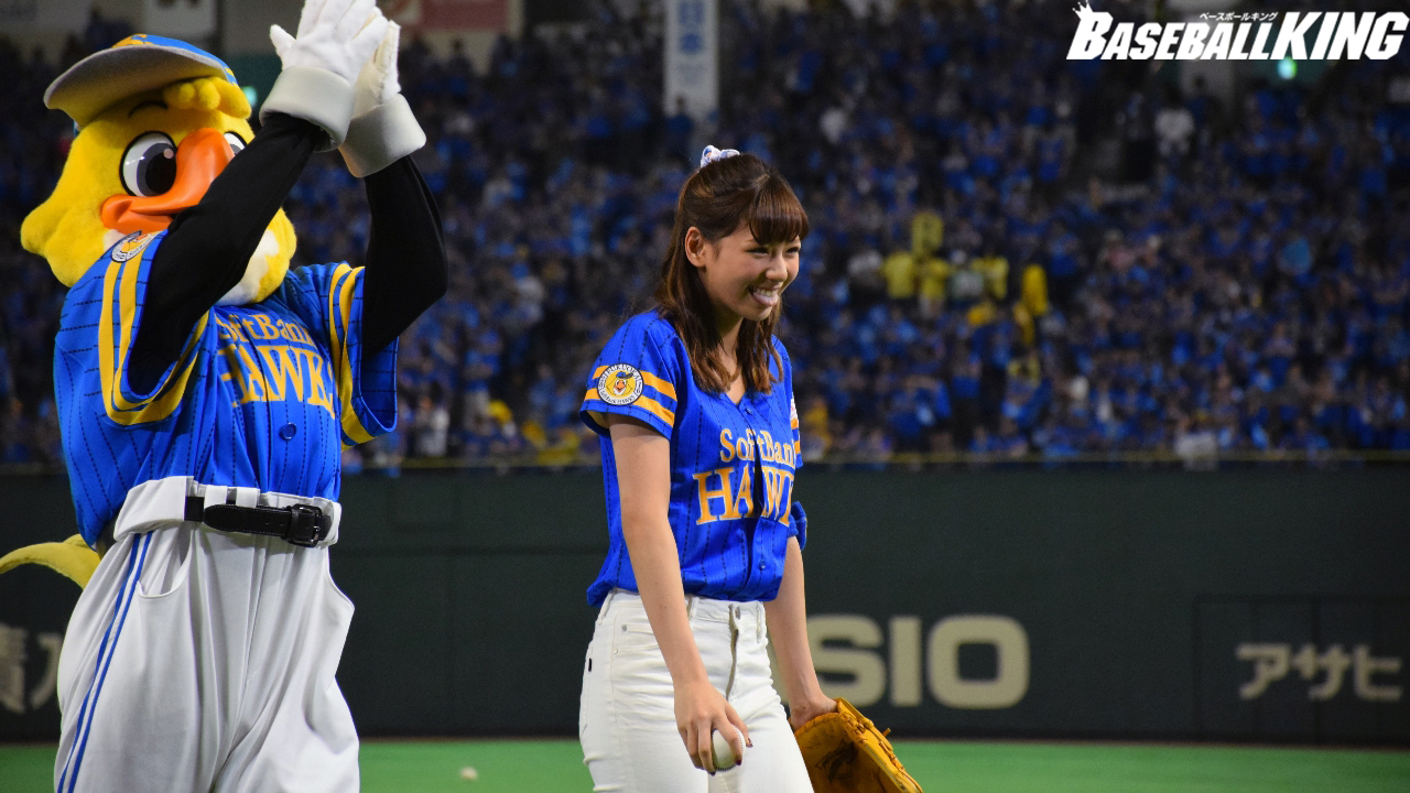 タカガール 西内まりやさん まさかの 8バン 投球も前向き ホークスは大丈夫 Baseball King