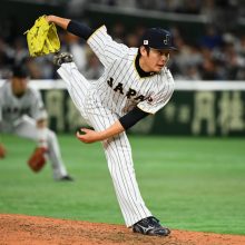 侍J最年少・松井が圧巻投球…三者連続三振に「強化試合から調子良かった」