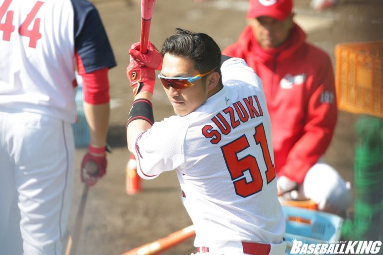 広島 鈴木誠也が 準永久欠番 を継承 3選手の背番号変更を発表 Baseball King