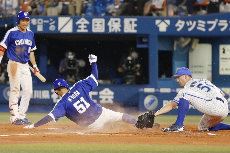 好走塁”で勝利に貢献する中日・京田陽太 | ショウアップナイター