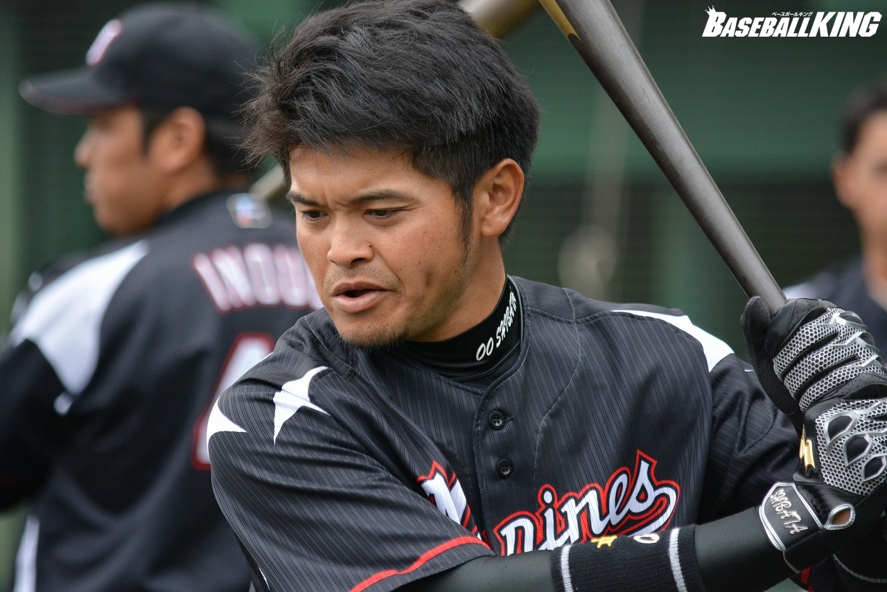 柴田講平 ロッテ移籍後初安打 2戦連続先発 楽天 釜田から右前打 Baseball King