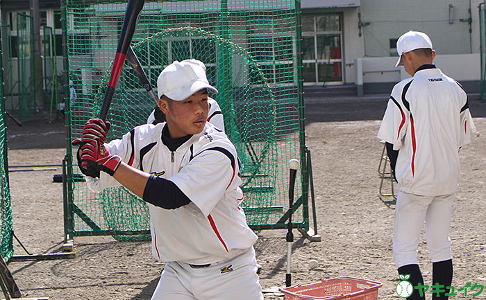 上一色中 強打の秘訣はどこにある バッティング練習に迫る Baseball King