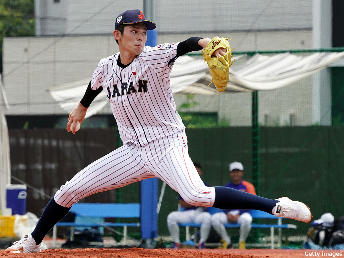 佐々木朗希 ！侍ジャパン WBC プリントユニフォーム ビジター 