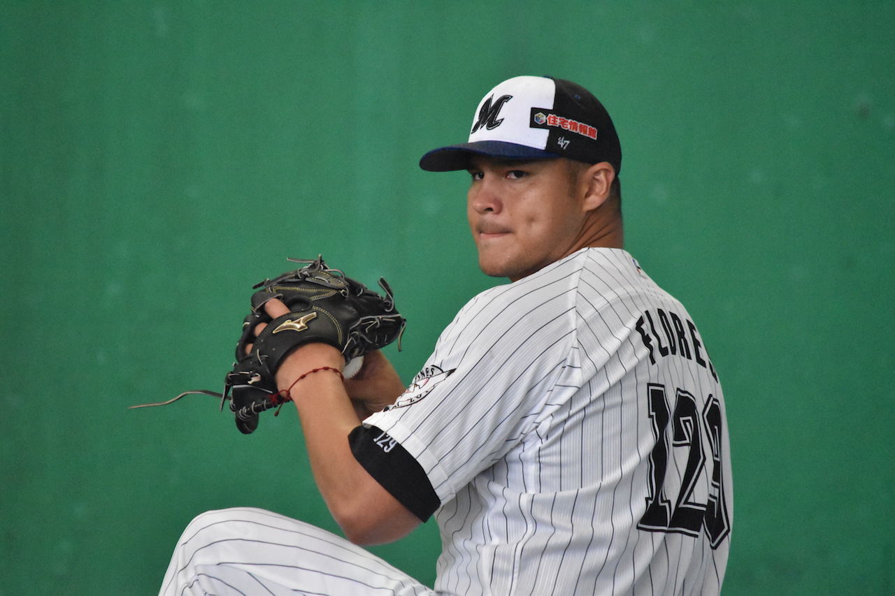 二軍で12イニング連続無失点中 ロッテ フローレスが支配下選手登録 Baseball King