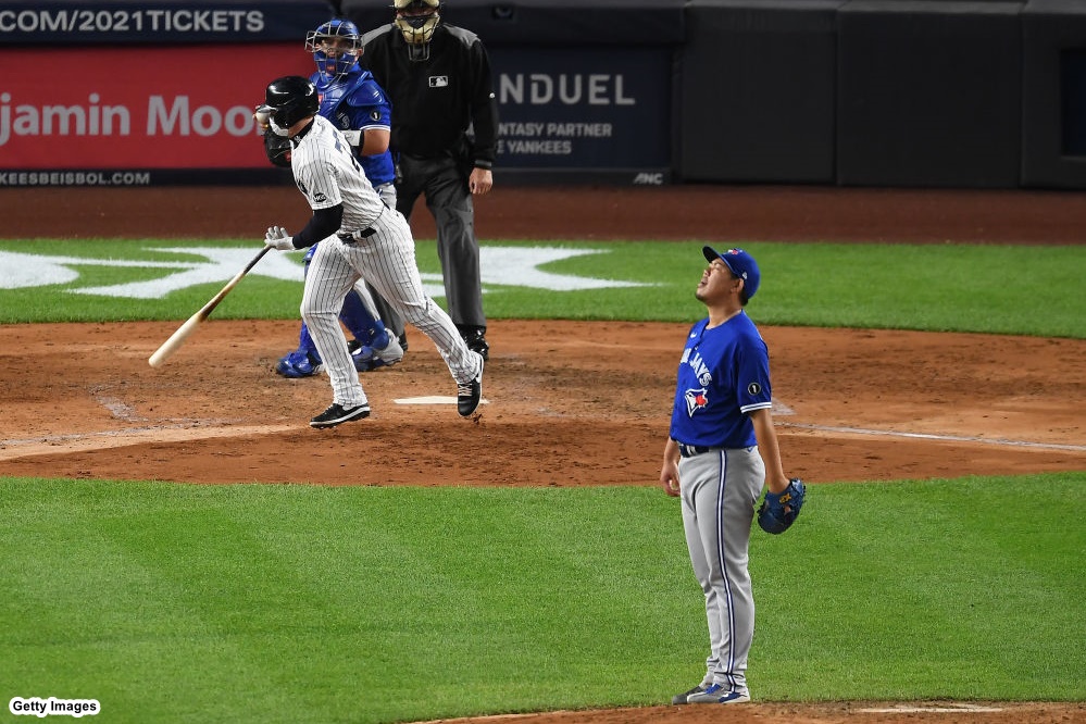 山口俊 メジャー挑戦後ワーストの7失点 ブルージェイズは計失点で大敗 Baseball King