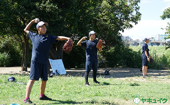 横浜港北ボーイズ ６つの段階に分けて行われるキャッチボール Baseball King