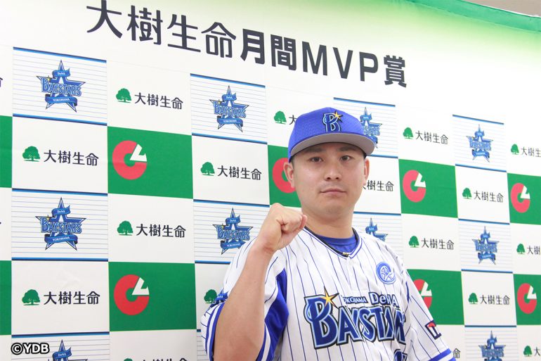 8月のセ リーグ月間mvpにdena佐野恵太が初選出 ガムシャラにプレーしたからこそ Baseball King