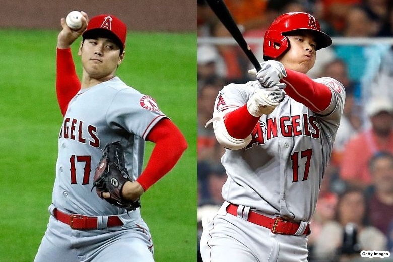 大谷翔平、7回1失点10奪三振＆4打数1安打＆外野守備のフル稼働もエ軍