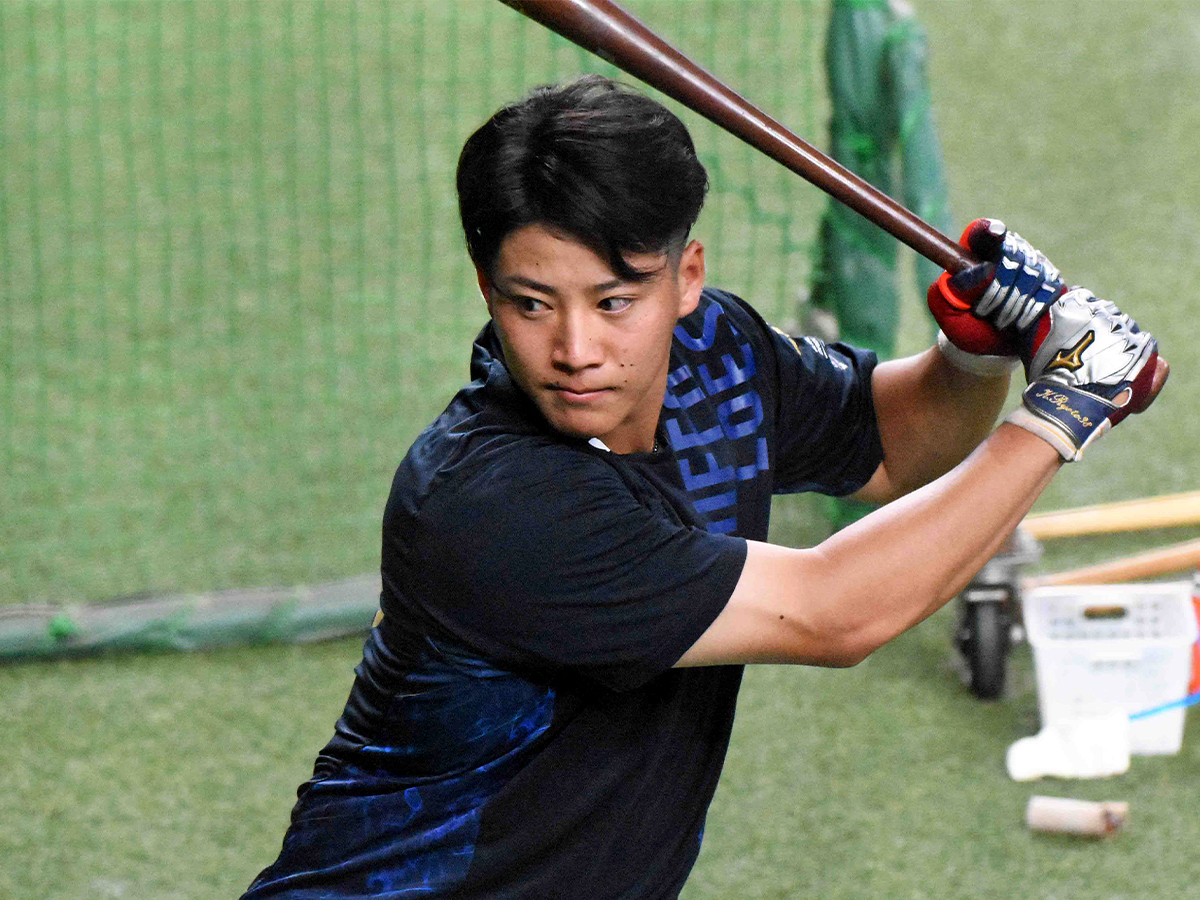 オリックスのルーキー来田涼斗が藤浪から2点適時二塁打！中嶋監督