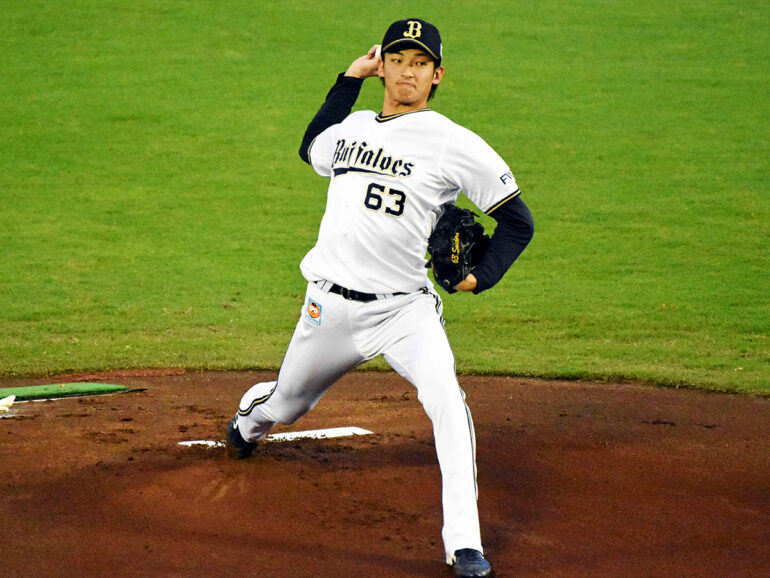 激安超安値 オリックス・バファローズ 山﨑颯一郎投手 本拠地開幕