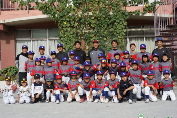 BLOSSOM BASEBALL CLUBの子ども達の写真