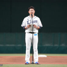 西武ファン感で松坂大輔の引退セレモニー！「投げられなくなるまで野球を続けられて本当に幸せでした」