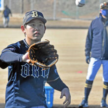 オリ・宮城がキャンプに合流　コロナ陽性で出遅れも復活「中6日でローテを守りたい」