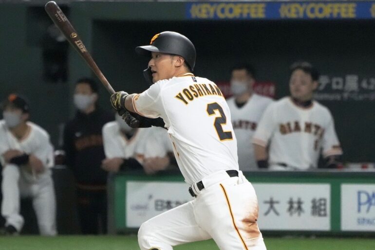 打率.182、5月はスタメン出場がない巨人・吉川尚輝 1日も早い復調が