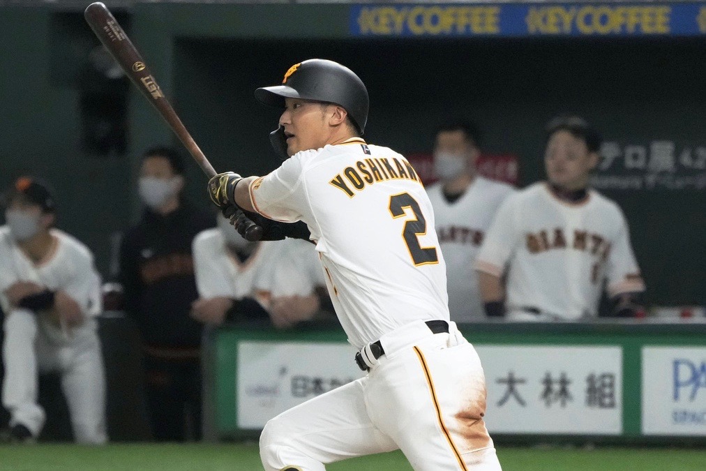 打率.182、5月はスタメン出場がない巨人・吉川尚輝 1日も早い復調が 