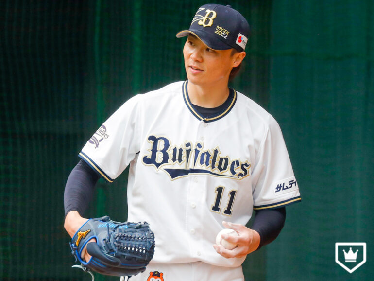 山﨑福也 2023優勝記念ユニフォーム Mサイズ オリックスバファローズ ...