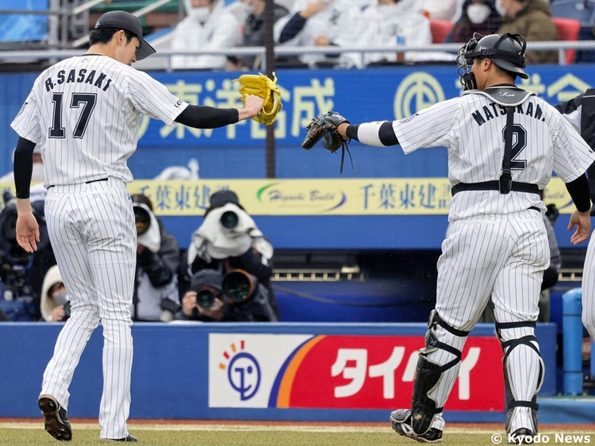 3 4月の Dazn月間バッテリー賞 決定 阪神 青柳 梅野とロッテ 佐々木朗 松川が受賞 Baseball King