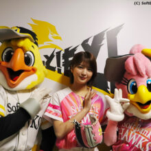 タカガール♡デー始球式に櫻坂46・関有美子さんが登板　慣れ親しんだドームに「安心感をもらいました」