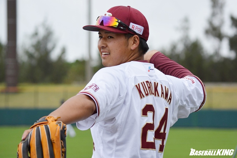 楽天・黒川史陽が自主トレを公開 「中村晃さんの野球に対する姿勢を見習いたい」