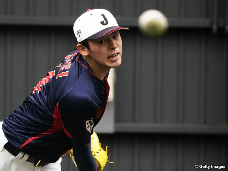 2023 WBC 侍ジャパン レプリカユニフォーム 佐々木朗希 Sサイズ-