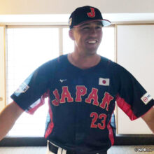 ヌートバーが日本代表ユニ姿を披露　背番号23の日の丸“WBC戦闘服”に笑顔