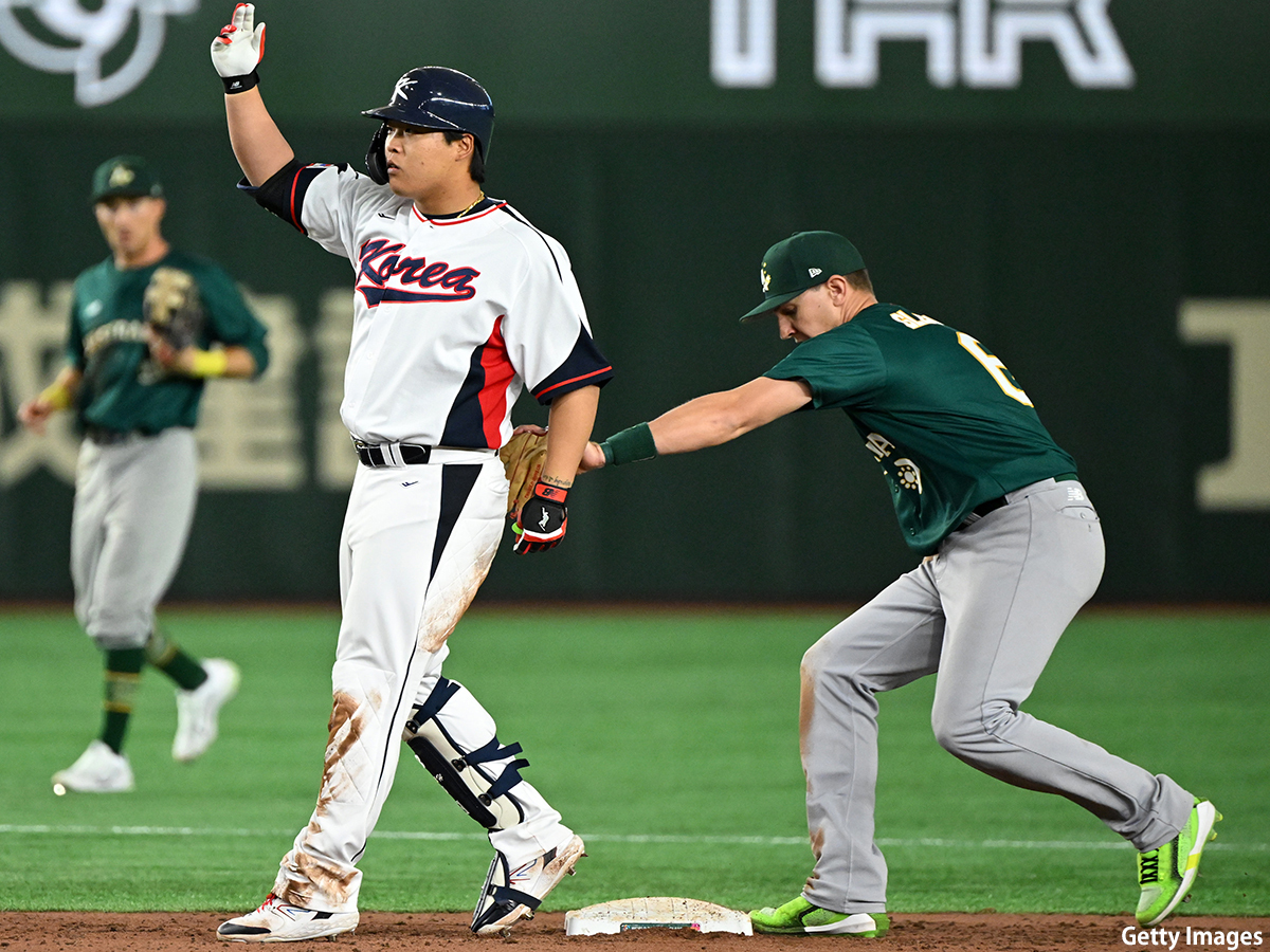 WBC韓国代表が痛すぎる凡ミス…豪州代表「もしかしたら」狙い通りの