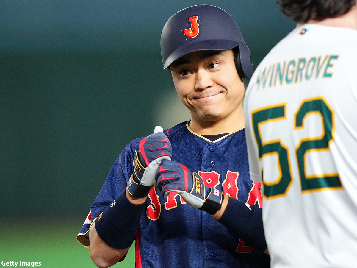 侍ジャパン・中村悠平、WBC初安打から立て続けの3安打「繋ぎ役として徹