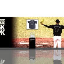 ロッテ、佐々木朗希の完全試合記念品展示ブースを設置