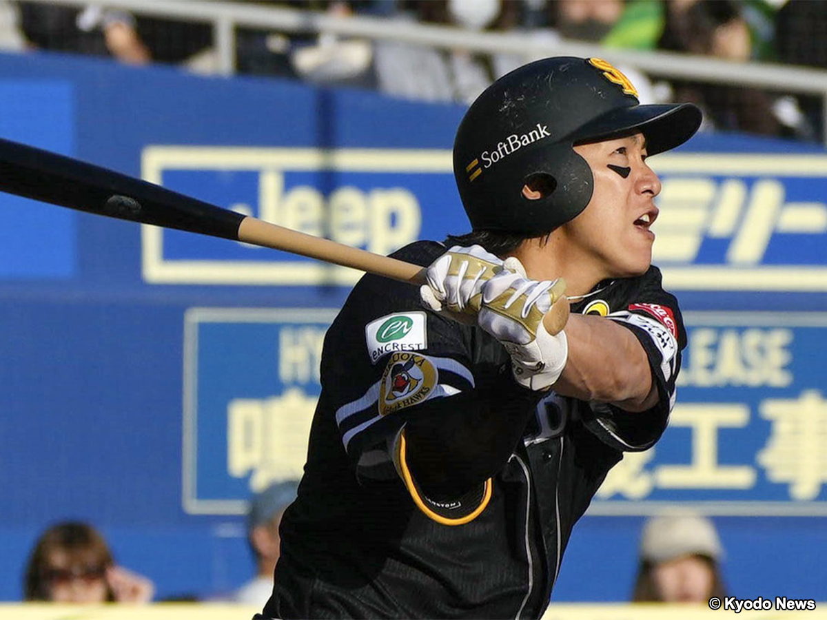 鷹・柳田が今季72打席目で初本塁打　齊藤明雄氏「これで乗っていける」