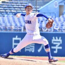 駒大1年生ルーキー・仲井慎がリーグ戦デビュー！下関国際では二刀流として昨夏の甲子園準Vに貢献