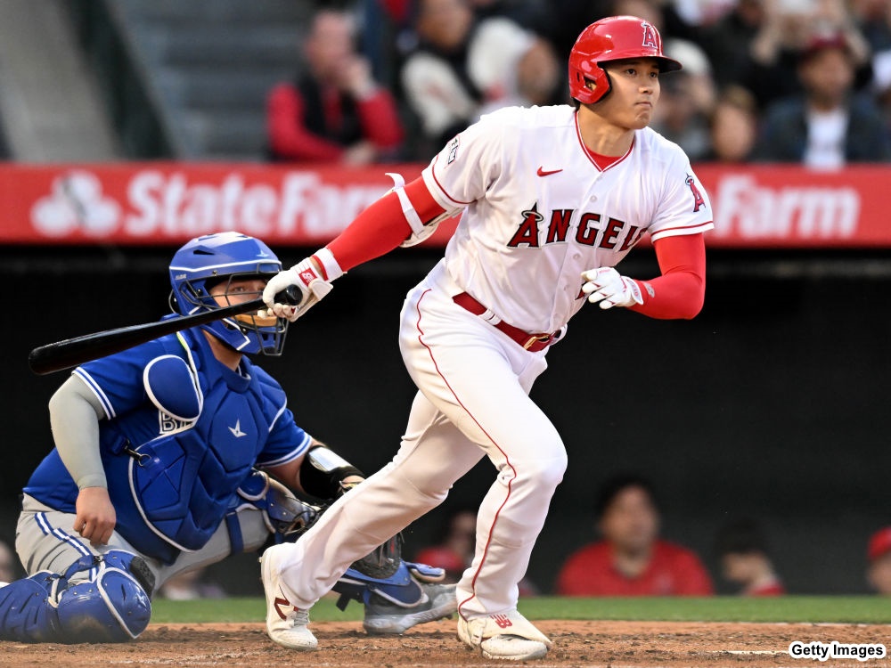 大谷翔平、右翼線二塁打で3戦連続安打 本拠地初勝利に貢献、トラウト