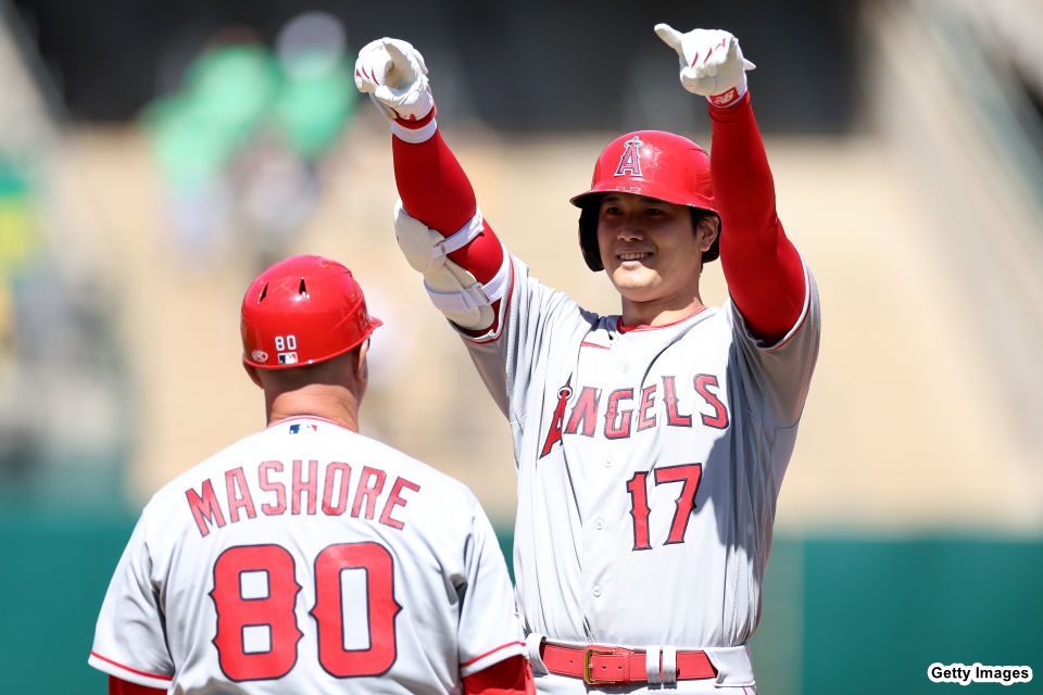 大谷翔平、藤浪晋太郎から今季初打点 2安打2打点でチームの初勝利に