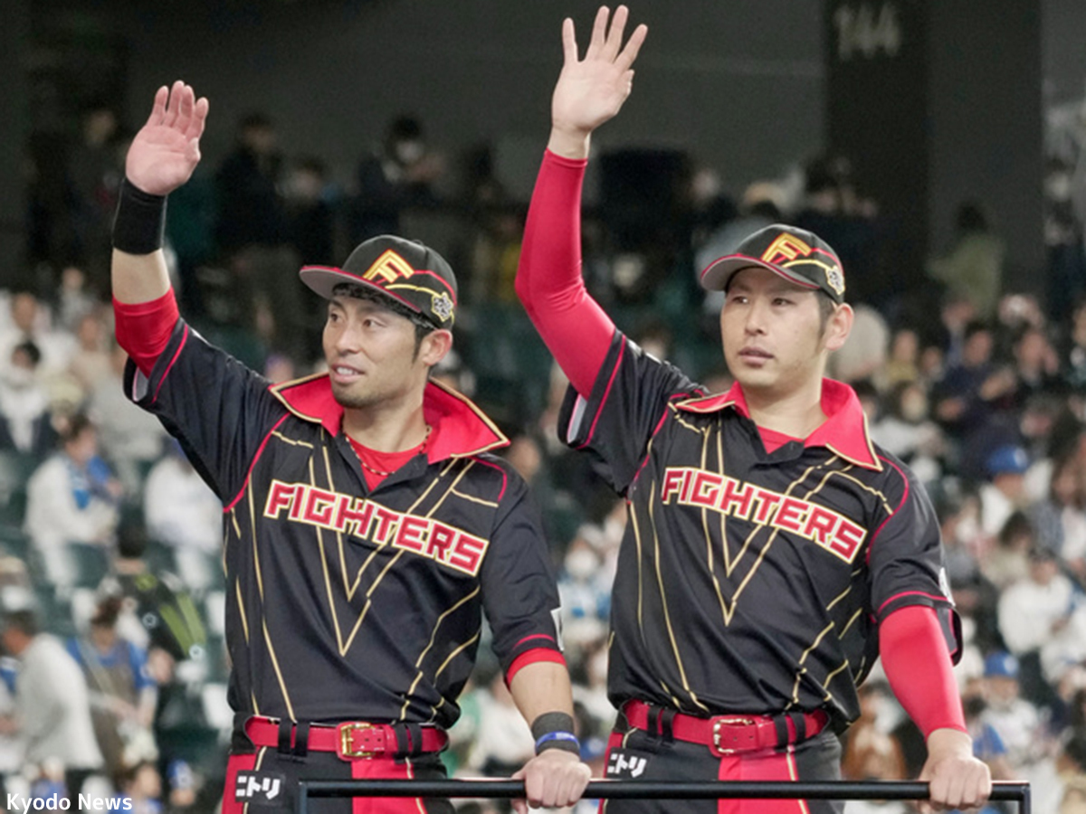 試合時本人着北海道日本ハムファイターズ ユニフォーム-