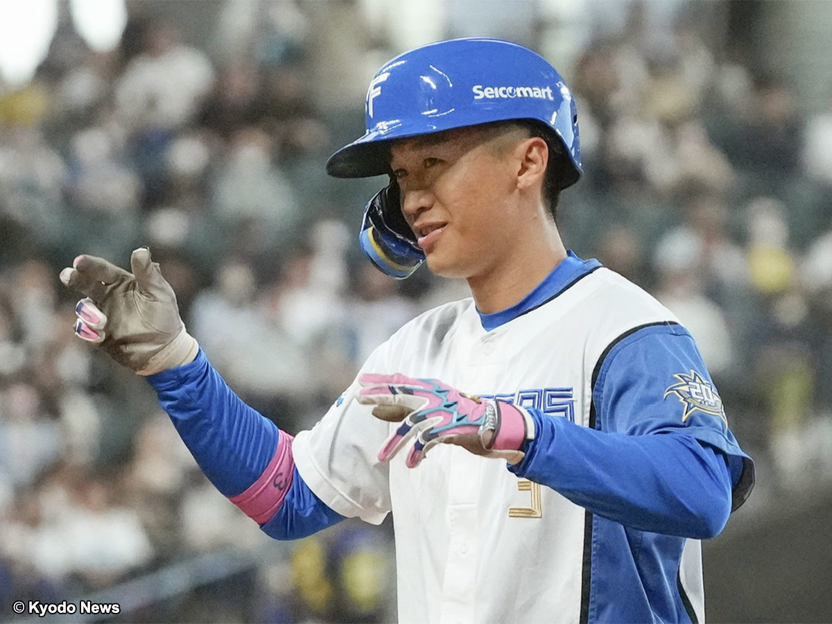 大谷翔平 ハイライトフォト 2013 ㉒ プロ初HR 日本ハム 球団公式写真