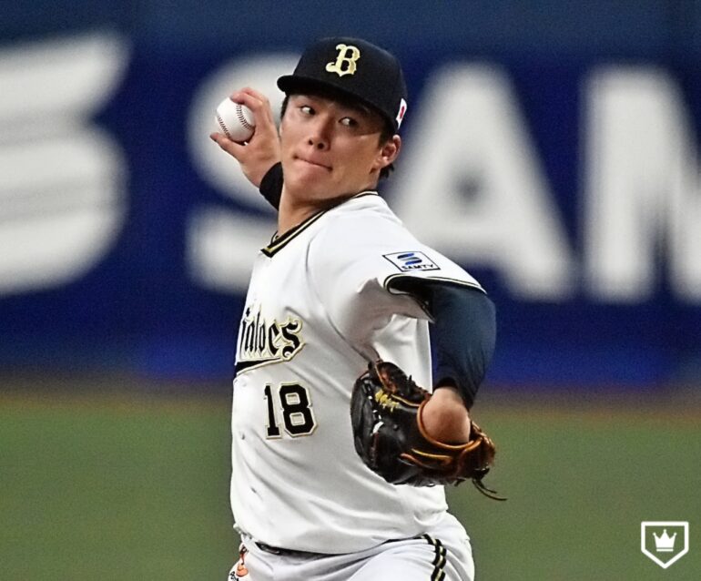 オリックスバファローズ　山本由伸投手　2023 開幕記念ユニフォーム観戦で3回程度着用しました