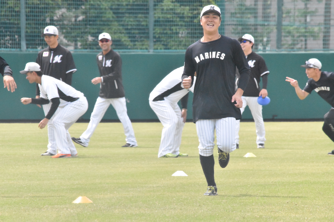 ロッテ・山口航輝、明桜高の甲子園出場に「最後の瞬間は鳥肌が立ちました」