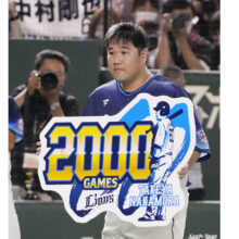 西武・中村剛也が史上56人目の2000試合出場を達成！笘篠氏が絶賛した“意外なポイント”とは？