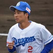 中日・田中幹也がプロ初安打　プロ初出場初スタメンの初打席で右前打！