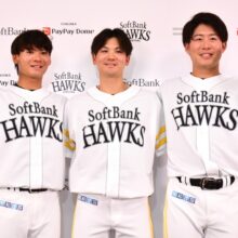 ソフトバンクが仲田、緒方、川村と支配下選手登録締結を発表！