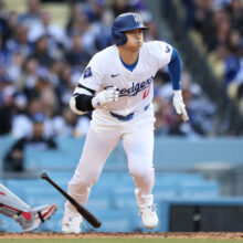 ドジャース・大谷翔平が反撃開始の二塁打　苦手の左投手から打球速度186.4キロ