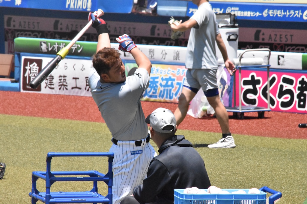 ロッテ・大下誠一郎「1打席でどうやって結果を残せるか」、「準備だけを怠らず」いつ出番が来てもいいように意識を高く持って練習