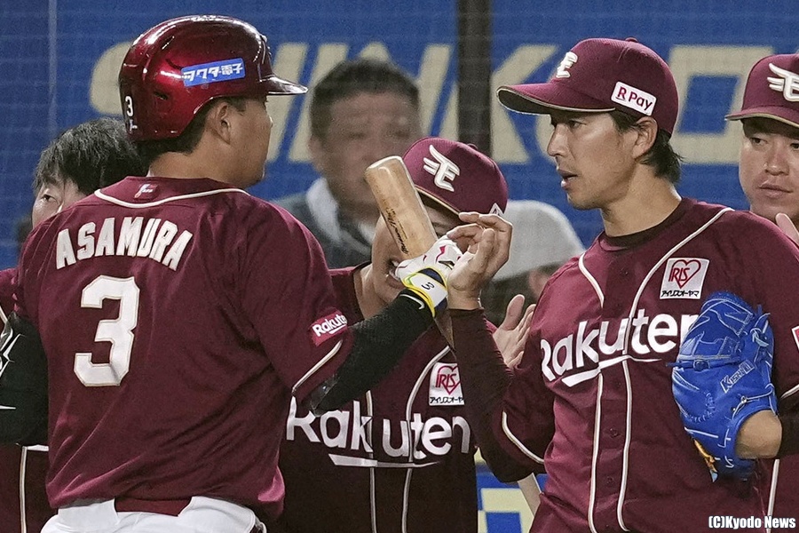 楽天、3位ロッテに連勝し1.5差接近　浅村2夜連発＆安田弾丸1号、岸6回無失点