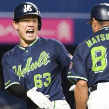 ヤクルト・増田珠、豪快同点弾で勝利に貢献　8月以降打率.325、新天地で躍動