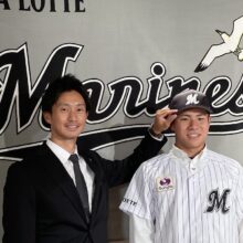 ロッテ、育成1位・谷村と契約「一軍で活躍できる選手になりたい」